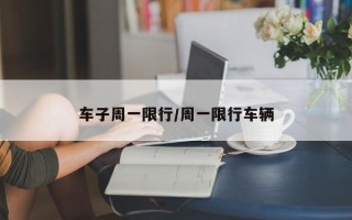 车子周一限行/周一限行车辆