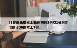 31省份新增本土确诊病例1例/31省份新增确诊30例本土7例