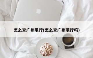 怎么查广州限行(怎么查广州限行吗)