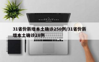 31省份新增本土确诊250例/31省份新增本土确诊28例