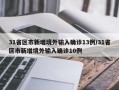 31省区市新增境外输入确诊13例/31省区市新增境外输入确诊10例