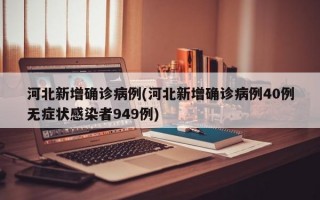 河北新增确诊病例(河北新增确诊病例40例无症状感染者949例)