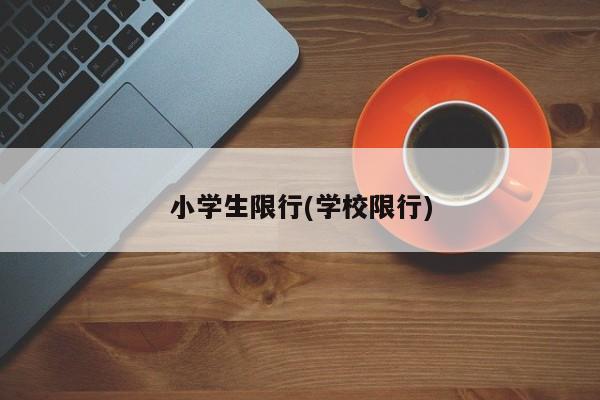 小学生限行(学校限行)-第1张图片-金港湾